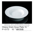 Weavy Grain Soup Plate 10"
